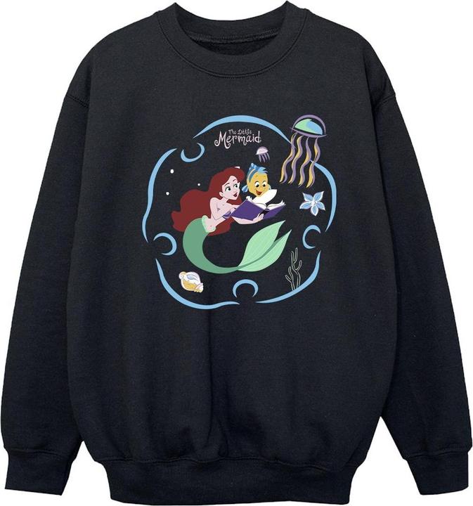 Produktbild Disney The Little Mermaid Reading A Book Sweatshirt Mädchen (140, 146)