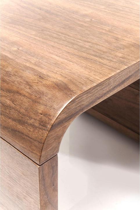 Actual product image Kare Design Desk Soft Snake Walnut 150x70cm (150 x 70 x 76 cm)