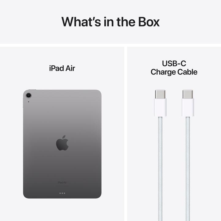 Produktbild Apple iPad Air 11 2024 (M2) (nur WLAN, 11", 512 GB, Space Grey)
