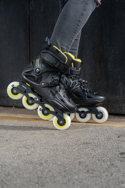 Produktbild Powerslide URBAN SKATES Imperial One Black Yellow 80 41-42 (41, 41.5, 42, 41 1/3)