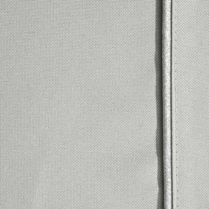 Actual product image Eurofirany KARIN silver table mat with decorative stripes and trimming 30 x 40 cm, Euro curtains 30 x 40 cm (30 x 40 cm)