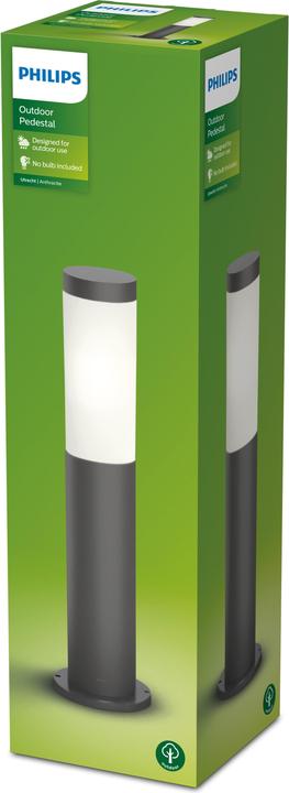 Image du produit Philips Utrecht Ahthracite Piédestal (E27, IP44)