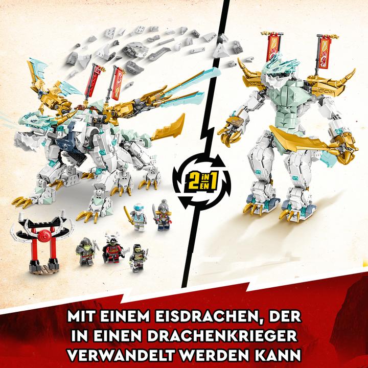 Actual product image LEGO Zane's ice dragon (71786, LEGO Ninjago)
