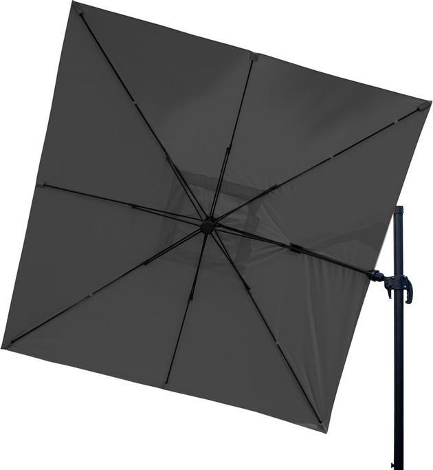 Actual product image Swisshandel24 Gastronomy traffic light umbrella, 3x4m (Ø5m) swivelling, polyester/aluminium 26kg anthracite