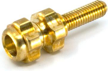 Actual product image Paul Component Engineering Paul Component Baby Groovy Barrel Adjusters, pair, brass