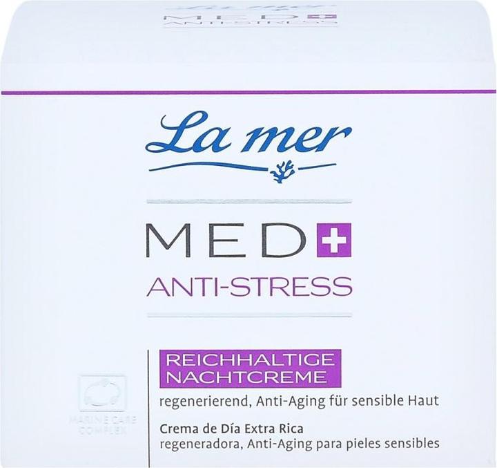 Produktbild La Mer Med+ Anti-Stress Reichhaltige Nachtcreme ohne Parfum (50 ml, Nachtcreme)
