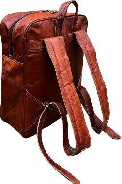 Image du produit Only-Bags.Store Sac à dos en cuir, sac à dos de voyage, sac à dos à roulettes en cuir marron, sacoche pour