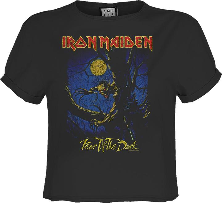 Amplified Fear Of The Dark Kurzes Top (XXL)