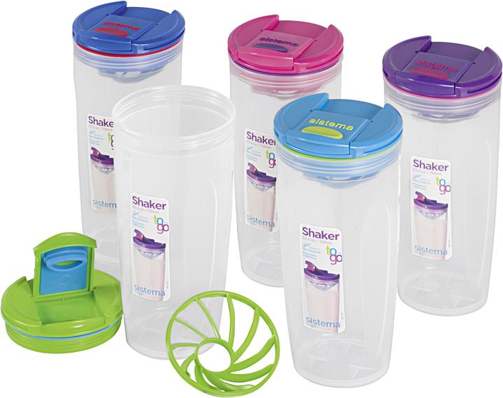 Produktbild Sistema Shaker to go 700 ml 20cm farbig sortiert (0.70 l)