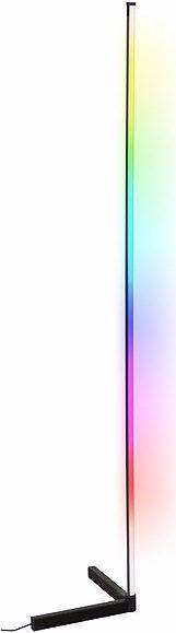 Image du produit Luminea WLAN-LED-Steh-/Eck-Leuchte mit App, 12 Watt, schwarz (750 lm)