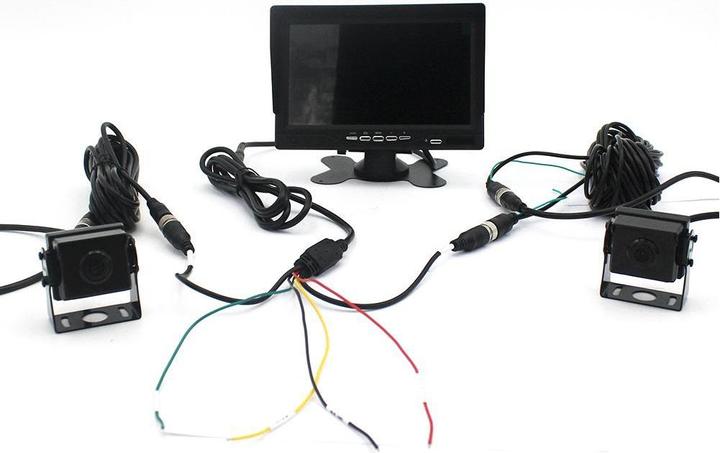 Nvox 7-inch AHD car LCD monitor with 12v 24v recording function
