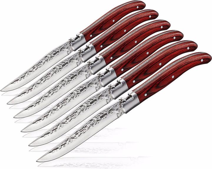 Immagine prodotto GEFU Set di coltelli da bistecca Rancho (6 Pezzo/i, Coltello)