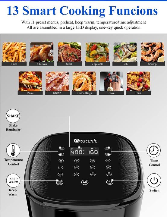 Image du produit Proscenic Friteuse à air chaud XXL