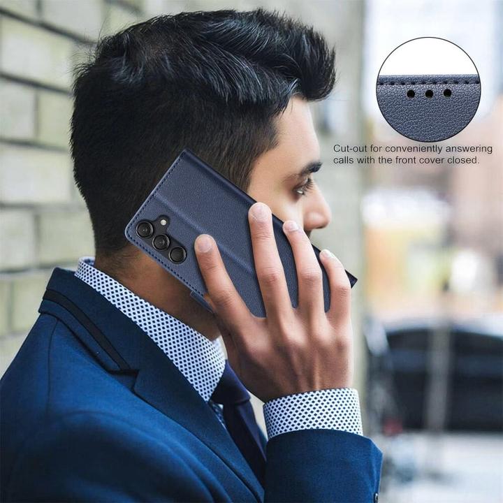 Produktbild Binfen Color Galaxy A56 - BINFEN Leder Etui Hülle mit RFID Blocker (Samsung Galaxy A56)