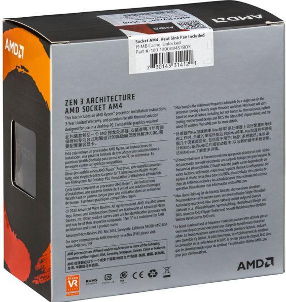 Produktbild AMD Ryzen 5 5500 (AM4, 3.60 GHz, 6 -Core)