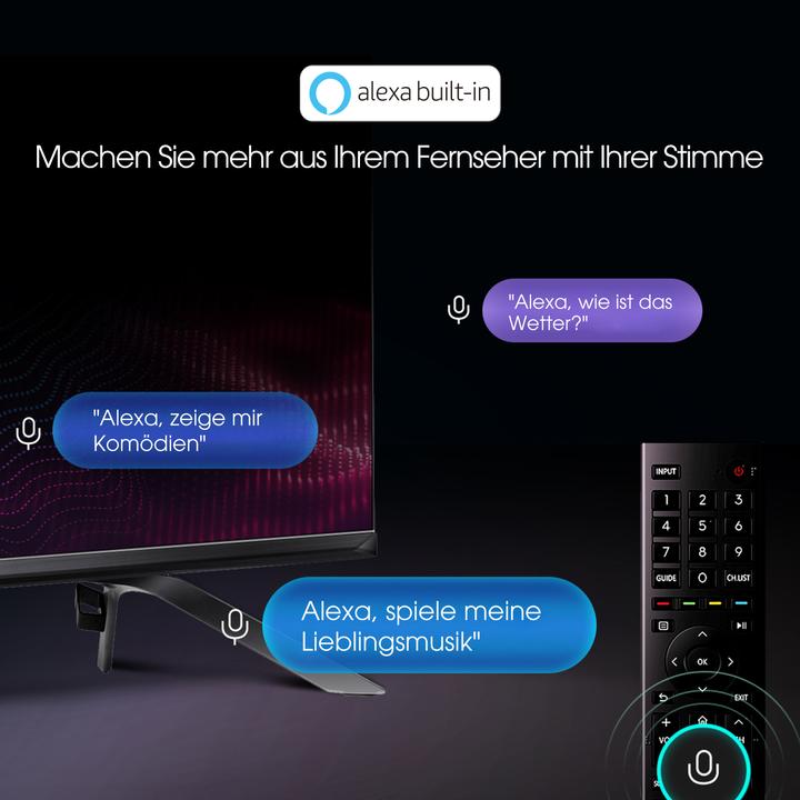 Immagine prodotto Hisense TV 50E76GQ (50 pollici) Ultra HD Smart TV Wi-Fi, Titanio (50", QLED, 4K, 2021)
