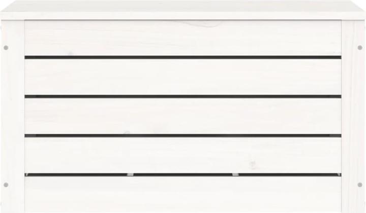 Produktbild VidaXL Truhe Weiss 59,5x36,5x33 cm Massivholz Kiefer,Farbe