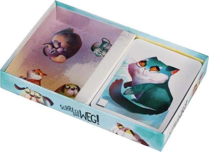 Produktbild NSKD0010 - Schreck und Weg!, Kartenspiel, 1-8 Spieler, ab 8 Jahren (DE-Ausgabe) (Deutsch)