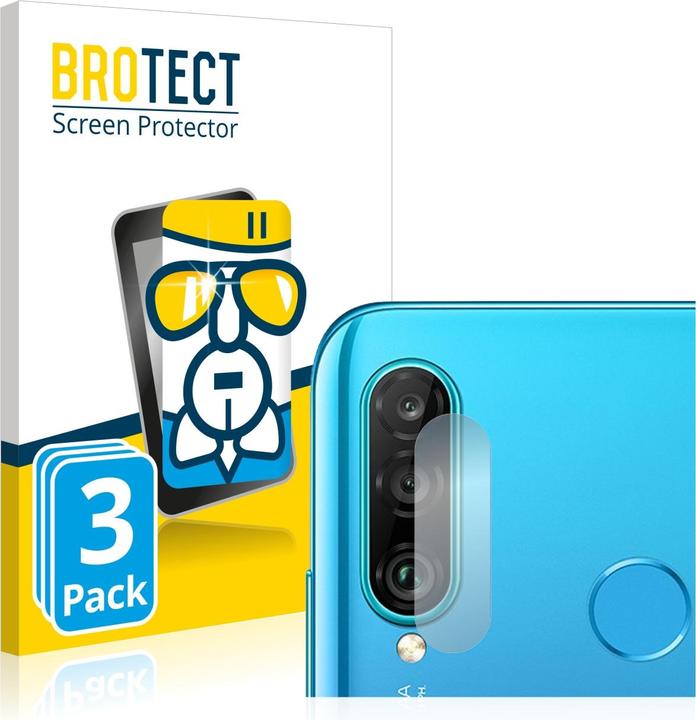 Actual product image BROTECT AirGlass Glass (3 Piece, Huawei P30 Lite New Edition)