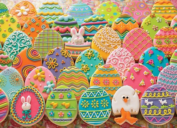 Produktbild Cobble Hill Puzzle 1000 pieces Easter Eggs (1000 Teile)
