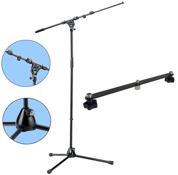 Produktbild K&M 210-9 Mikrofonstativ mit Stereo-Schiene