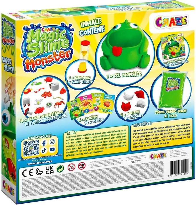 Actual product image Craze Creepy Slime Monster Game (German, English)