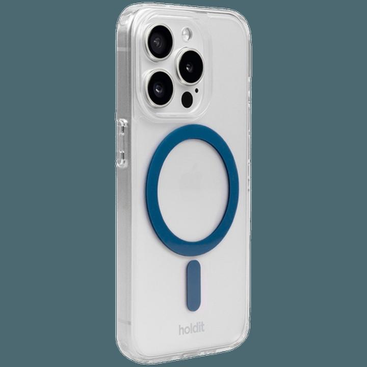 Actual product image Holdit Handyhülle MagSafe Denim Blau/Transparent (Apple iPhone 15 Pro Max)