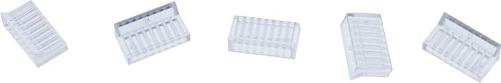 Produktbild InLine 100er Pack ® Crimpstecker Cat.6A RJ45 geschirmt, mit Knickschutz und Einfädelhilfe, schwarz (Netzwerkkabel Stecker)