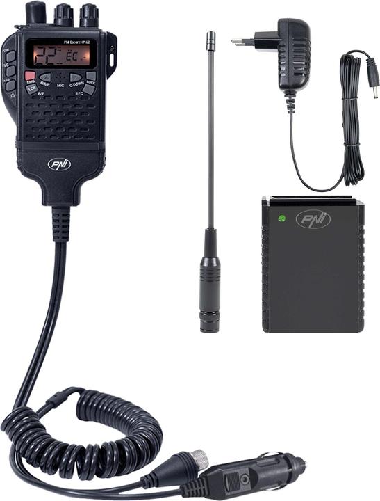 Immagine prodotto PNI Pacchetto radio CB Escort HP 62 e pacchetto accessori PB-HP62 Batteria agli ioni di litio