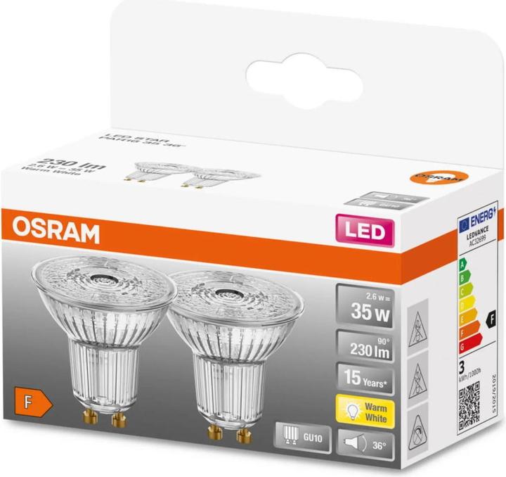 Actual product image Osram LED ST MR16 35 36 GU5,3 WW DUO (GU10, 2.60 W, 230 lm, 1 x, F)