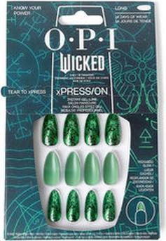 OPI Know Your Power Künstliche Nägel - Wicked Collection, 30 Stück (Kunstnägel, Grün)
