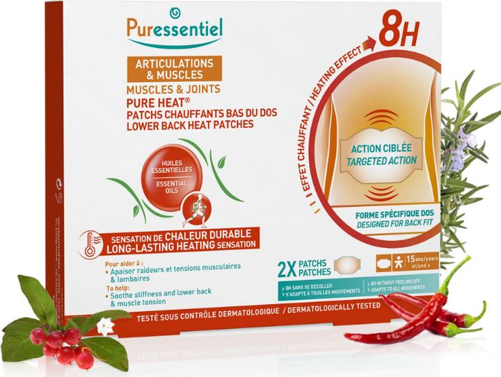 Actual product image Puressentiel Warming patches lower back (2 x)