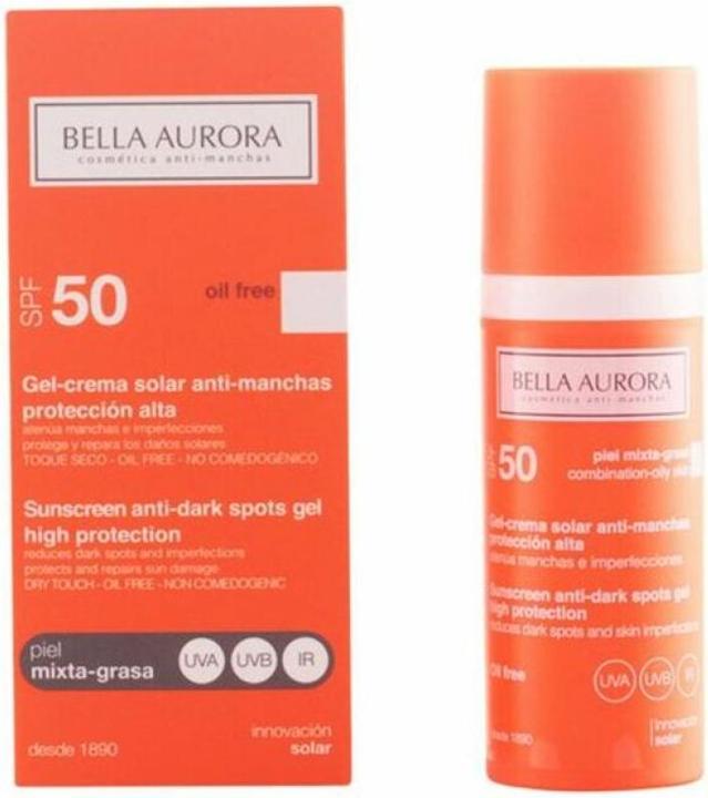 Produktbild Bella Aurora SOLAR gel anti-manchas mixta/grasa SPF50 50 ml (Sonnencreme, SPF 50, 50 ml)