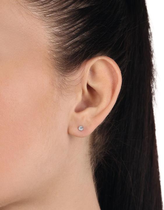 Actual product image Amor ear jewellery for women, 925 Sterling silver, zirconia synth. (Silver 925)