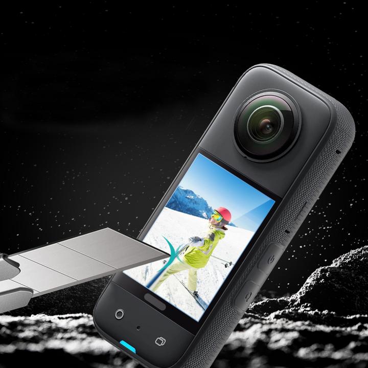 Image du produit Puluz Lot de 2 verres blindés de protection d'écran Insta360 One X3 (One X3)