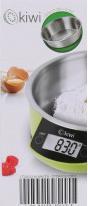 Produktbild Kiwi digitale Küchenwaage 5 kg Edelstahlschale