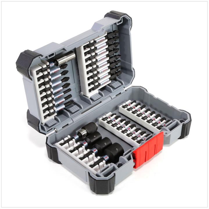 Bosch Professional Zubehör Impact Bit Set 36 pcs. (Cross Phillips PH M1, Cross Phillips PH M2, Cross Pozidriv PZ M2, Cross Phillips PH M3, Cross Pozidriv PZ M3)