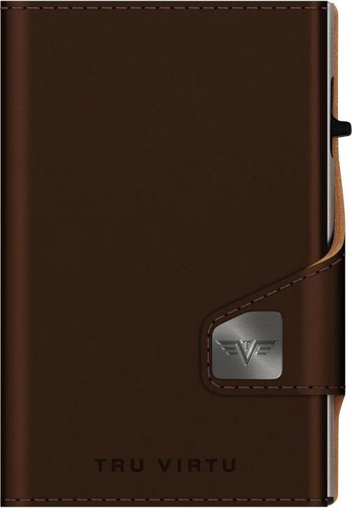 Produktbild Tru Virtu Wallet Click & Slide Vegan Bio Apple Brown/Silver