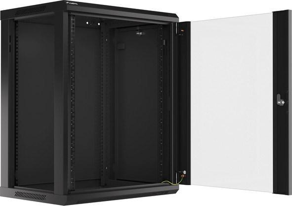 Produktbild Lanberg Wand- Rack 19 " 15U 600X450mm Schwarz (15 HE, 19 Zoll Rack)