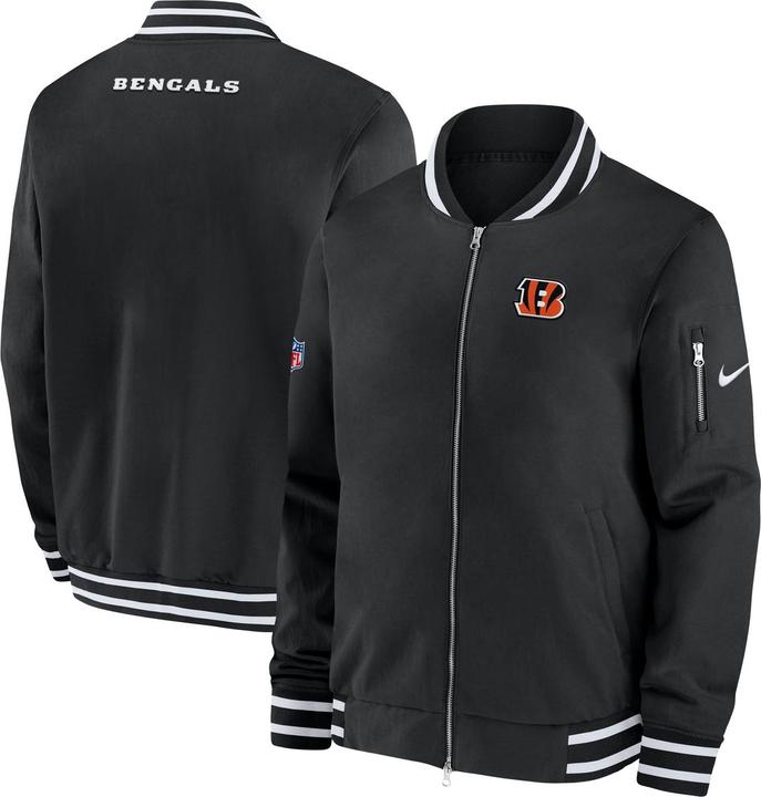 Nike Cincinnati Bengals Coach Bomber Jacket L (L)
