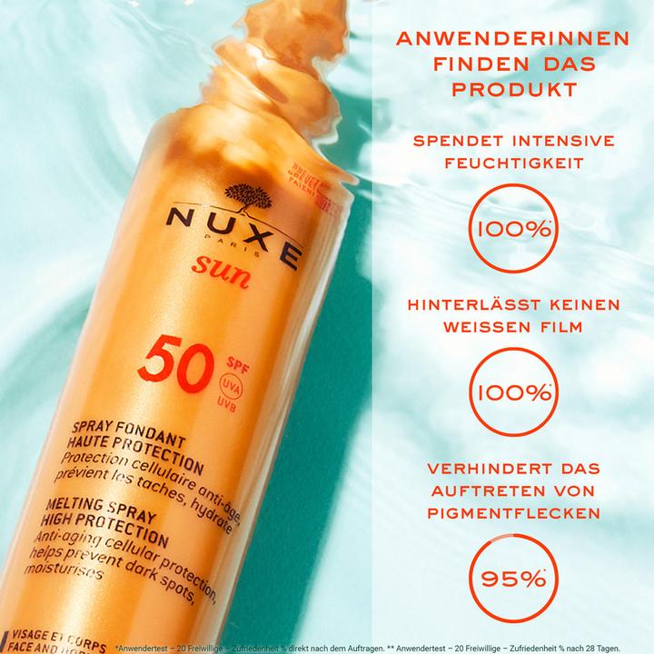 Produktbild Nuxe Sonnenspray Gesicht und Körper - Hoher Schutz (Sonnenspray, SPF 50, 150 ml, 150 g)