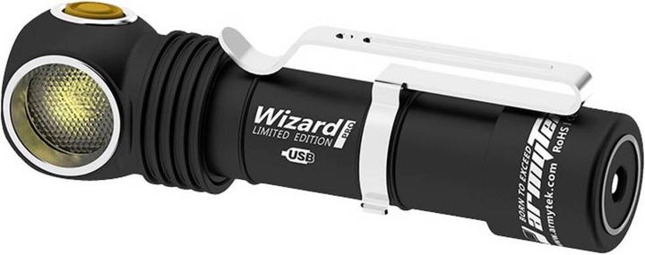 Immagine prodotto ArmyTek Wizard Pro Nichia Magnet USB Lampada multifunzione calda (10.80 cm, 1770 lm)