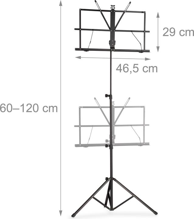 Actual product image Relaxdays Music stand