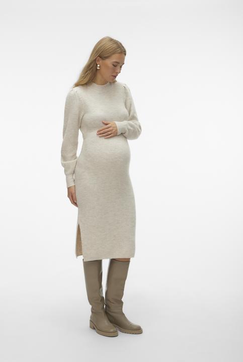 Produktbild Vero Moda Maternity VMMVILLA LS O-NECK DRESS GA LCS Strickkleid (XL)
