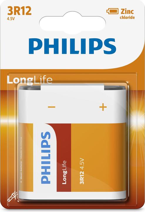 Actual product image ProPlus Longlife battery 4.5V in blister pack (1 pcs., 3R12)