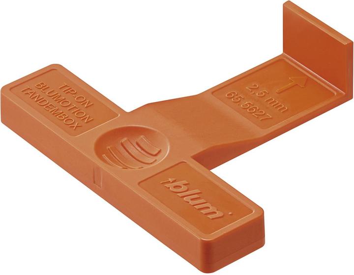 Image du produit Blum 65.5627 OR gabarit de réglage, pour TIP- (1 pcs)