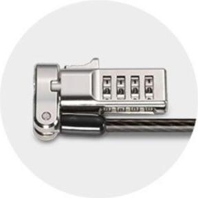 Produktbild Kensington Notebookschloss Universell 3in-1 Kombination