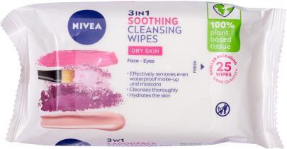 Actual product image NIVEA Gentle Cleansing Wipes 3in1 (Cleaning cloths)