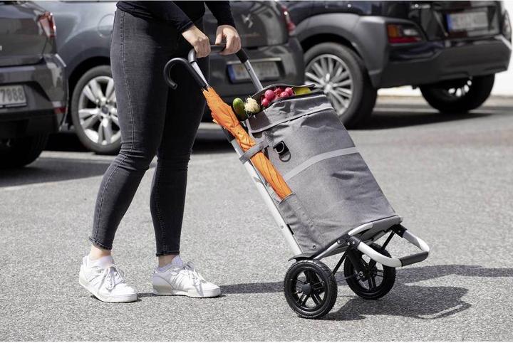 Produktbild Metafranc Einkaufstrolley 45 + 13 L, Luft-Bereifung