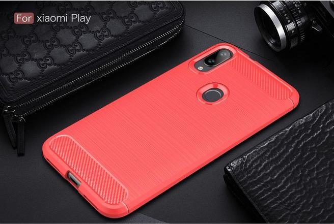 Actual product image MU Style Carbon Fiber TPU Softcase Series (Mi Play)